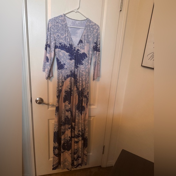 Blackmilk great wave kimono dress - Picture 2 of 4
